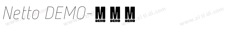Netto DEMO字体转换